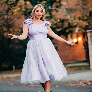 Her Universe Lavender Midi Dress